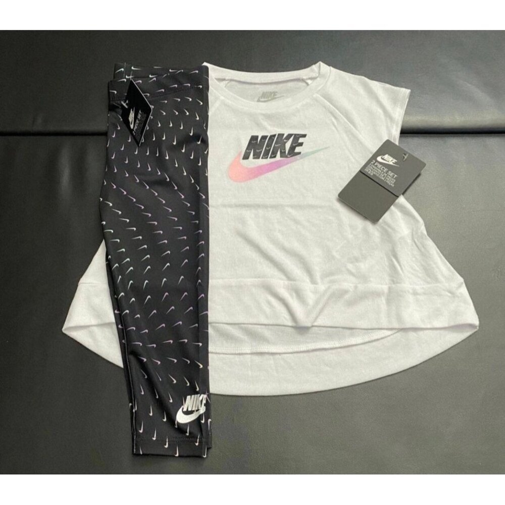 NWT Nike Glitter Tunic & Leggings Set Baby Girls size 12M